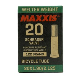 Contrast Welterweight 20" x 1.9-2.125 Bike Inner Tube with Schrader Valve