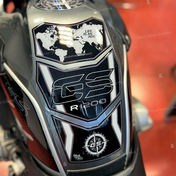 Tank Protector Sticker Resin Compatible with R1200 GS 2004-2007 Tank