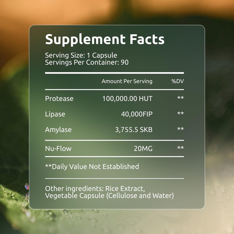 Boulder Bio Digestive Enzymes | 40,000 USP Lipase - Prescription