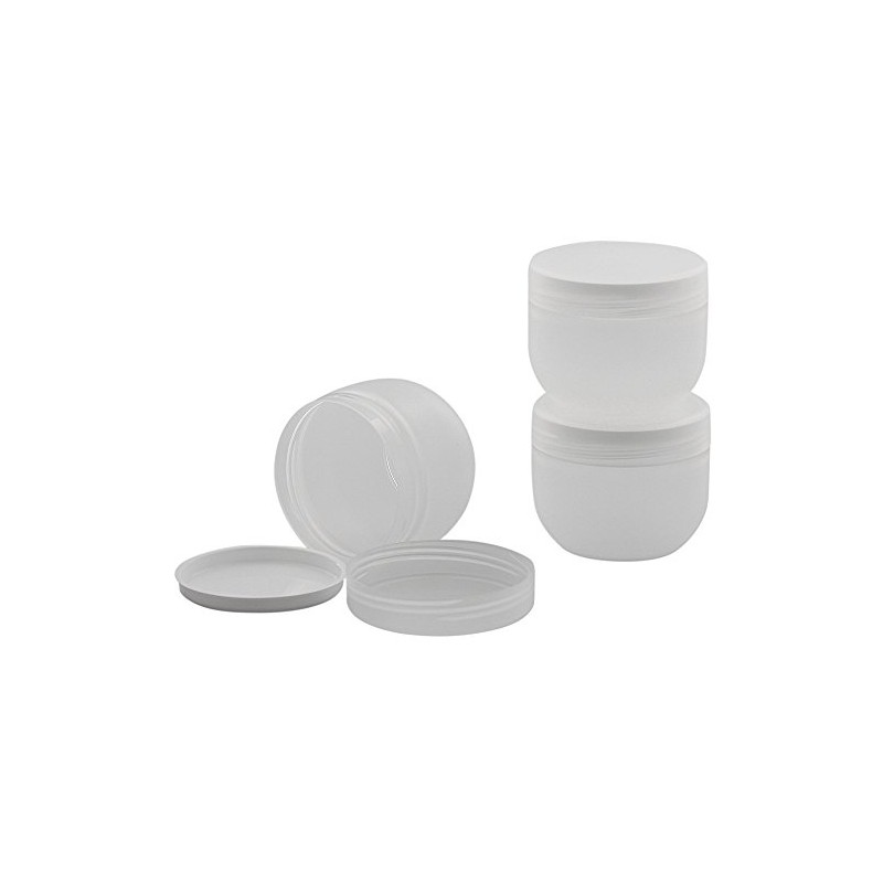 "Run" Plastic Jar, Cream Jar, 30 ml, with Cover Disc,