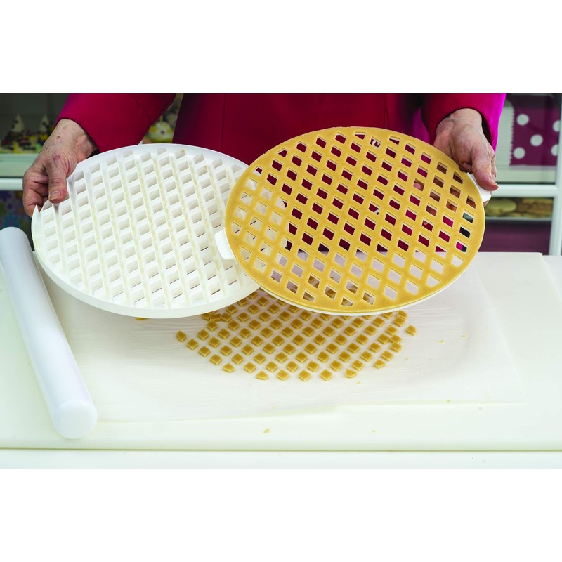 Decora Gitterschneider für Classic Tart, Weiß, Abmessung Ø 30 cm