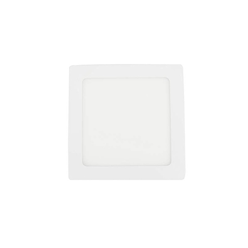 Sanelec 1297 Lámpara Cuadrada de Sobreponer, 12 W, Luz Cálida