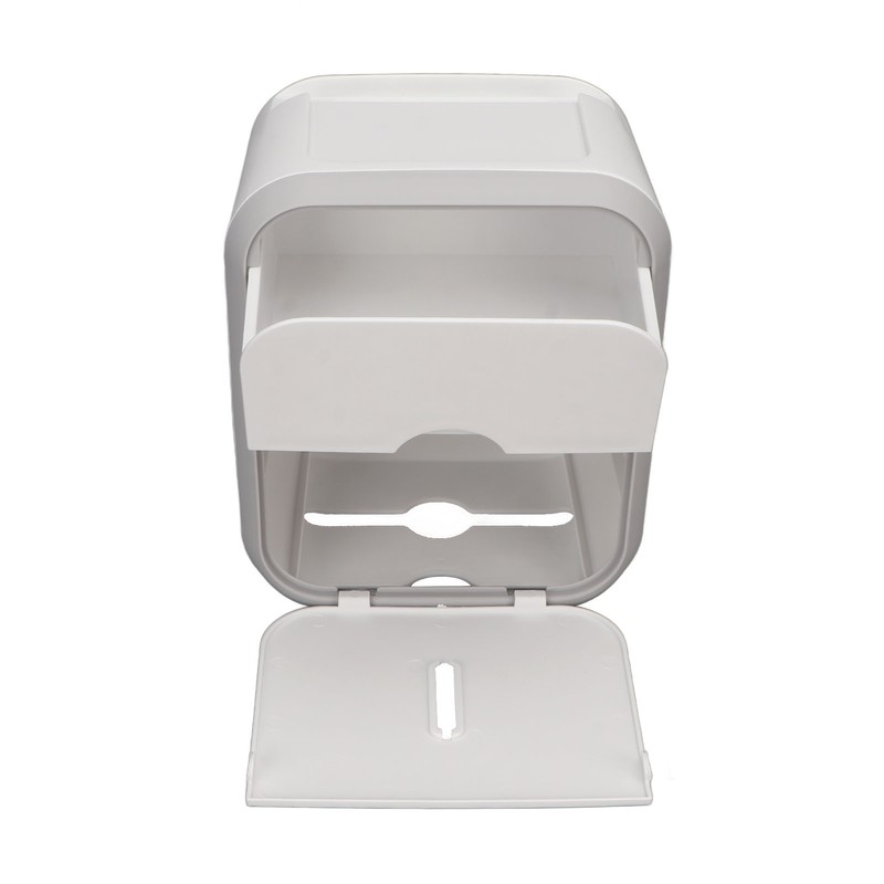 Paper Holder Box Wall Mounted Punching Free Waterproof Paper Towel