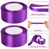 KEYIDO Purple Ribbon, 40mm x 44 Metres(50 Yards) Wide Ribbon,