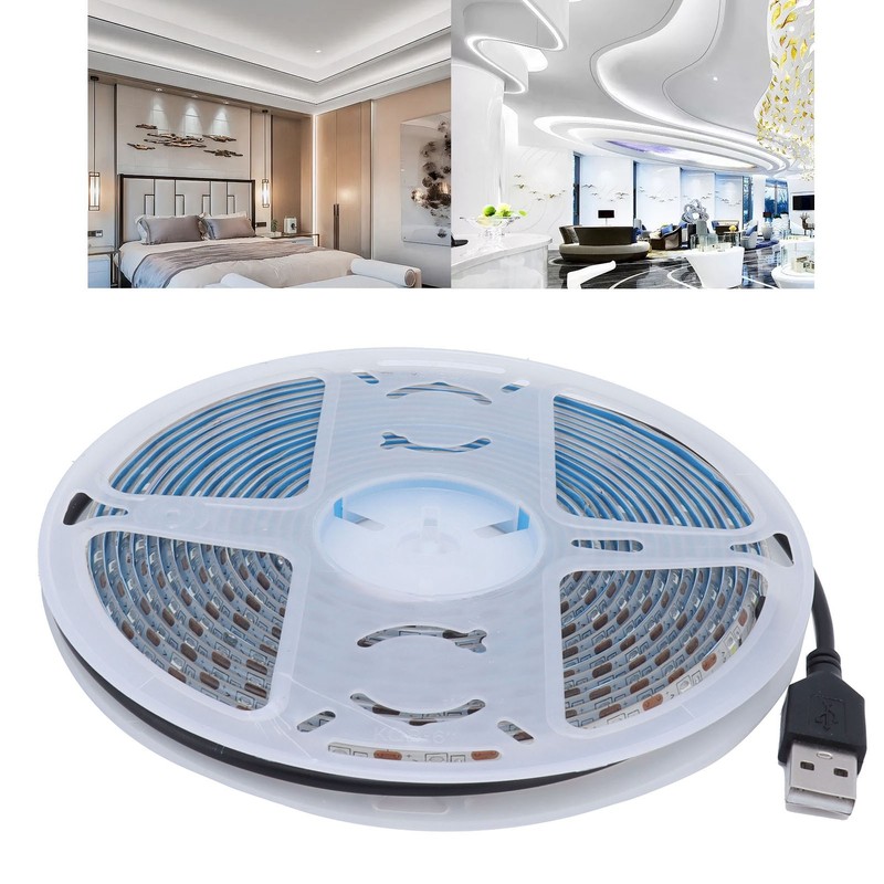 LED Strip Light 5M Waterproof 15W 5V USB Flexible Strip