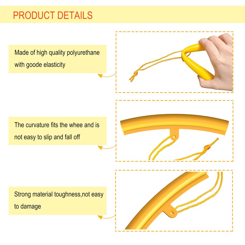 ZERINT 20cm Wheel Rim Protector Tyre Changing Rim Savers Fixing