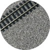 TT:120 Scale Model Railway Track Ballast - Standard Grey |