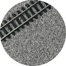 TT:120 Scale Model Railway Track Ballast - Standard Grey | 500g | Model Railway Scenery Material