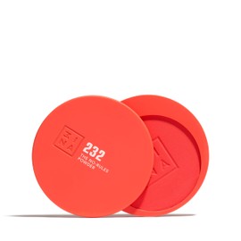 3INA MAKEUP - The No-Rules Powder 232 - Vivid Coral 3-in-1 Compact Powder for Eyes, Lips and Cheeks - Powder with Hyaluronic Acid and Ceramide - Soft Powder Lightweight Formula - Vegan - Cruelty Free