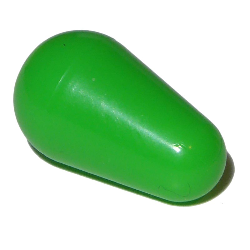 Guitar pickup selector toggle switch tip cap Knob in green