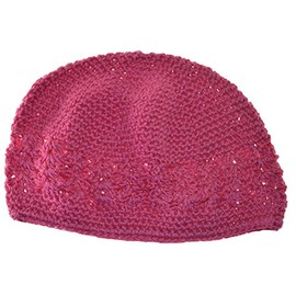 MM Kufi Hat Crochet Cap Beanie Pink