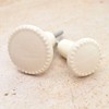 Large Classic Round Cracked Glaze Ceramic Knob, Pull, Handle, for