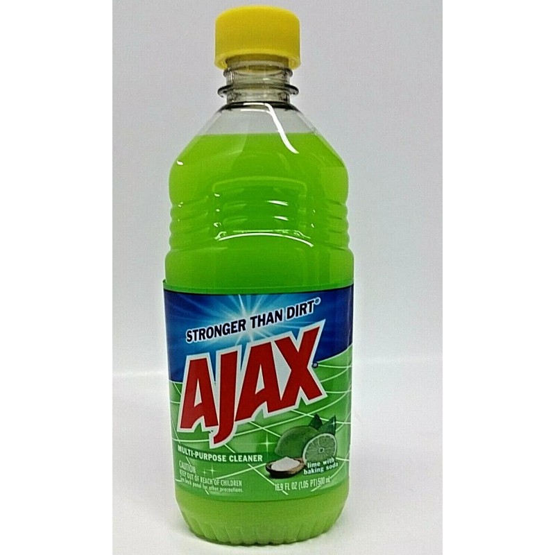 Ajaxx (LOT 3 Bottles) Ajax LIME w/ Baking Soda All