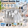 Refillable Travel Bottles for Toiletry Storage – Portable Liquid Containers