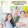60th Birthday Invitation Cards for Women Men, 60 Years Old