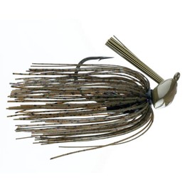 Freedom Tackle FT Structure Jig with Rattles, Weed Guard, and Bait Keeper | 5/8 oz., Green Pumpkin Candy (PN: 72309)