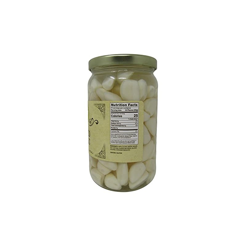 Buc-ee's Pickled Garlic in a Resealable Jar, Gluten Free, No