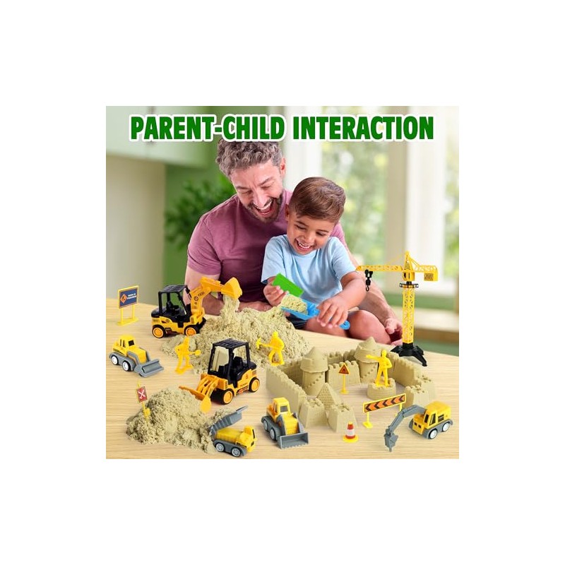 Billeeit Sand Construction Kit with Foldable 15 x 15 in