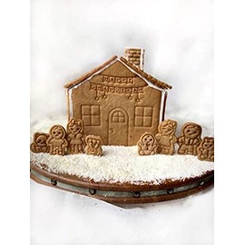 Hanukkah Gingerbread House Cookie Cutter Kit (12 elements) + Gingerbread Family (8) Designed by Miriam’s Kitchen Produced by 3D Kitchen Art
