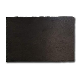 Slate Board for Hanging, Slate Board for Writing on with Chalk, Approx. 20 x 30 cm, Bell Sign, Door Sign, Natural Chalkboard, Memo Board (without Cord)