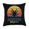 Spider Tarantula Arachnid Spider Owner Throw Pillow