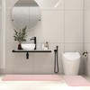 PAGGED Pink Bathroom Rug Set of 2 Memory Foam Bath