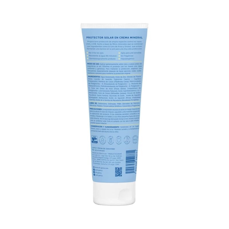 OH! GANICS - Bloqueador Mineral en Crema Kids 250 gr