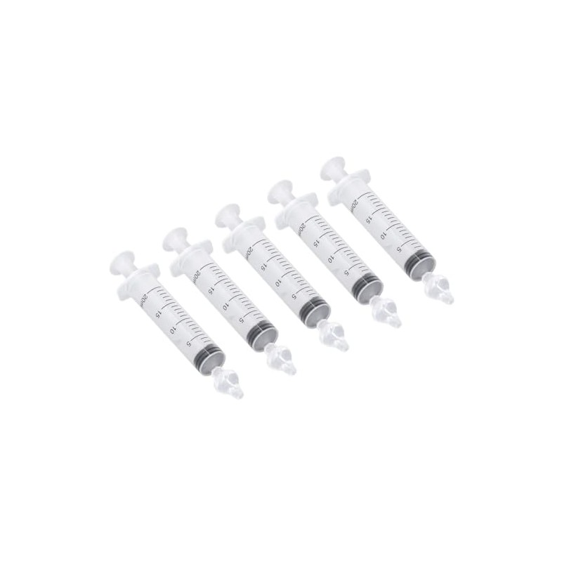 5 enjuagues nasales para bebes. 20 ml y Color transparente