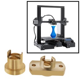 VGOL 2PCS T8 Anti-Backlash Spring Loaded Nuts Elimination Gap Brass Nuts Compatible with Creality CR-10 Series/Ender 3/Ender 3S/Ender 3 Pro/Tornado 3D Printers