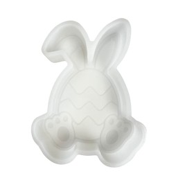 Easter Egg Bunny Ears Freshie Mold Silicone | 4 x 3 x 0.8” inches| Easter Car Freshie for Scented Aroma Beads Supplies, Resin, Car Candle, Soap Oven Safe Bake Heat Resistant to 400 F
