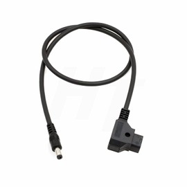 High Flex Video Assist Monitor D-tap P-tap to DC Barrel 5.5 * 2.5mm Power Cable for Blackmagic BMCC 24in
