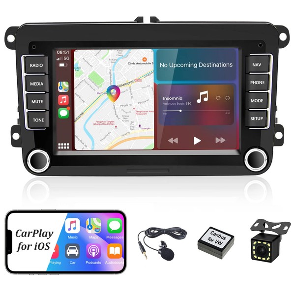 1G+32G Android Car Stereo with Apple Carplay for VW Jetta