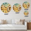 Designart 'Camels In The Desert' Farmhouse wall clock - 16