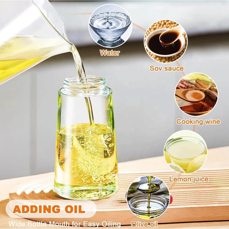 Esodee Kitchen Appliances 2-in-1 Oil Sprayer/Dispensers Bottle (250ML)