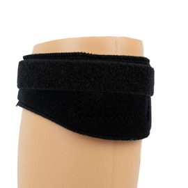 Sammons Preston Neoprene Patellar Band, Knee Support for Men & Women, Patellar Tendon Support Strap for Football, Soccer, Baseball, & Softball Athletes, Knee Support Band, Black, Universal Size