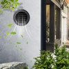 4 Inch Soffit Vent Cover, Black Round Soffit Exhaust Vent