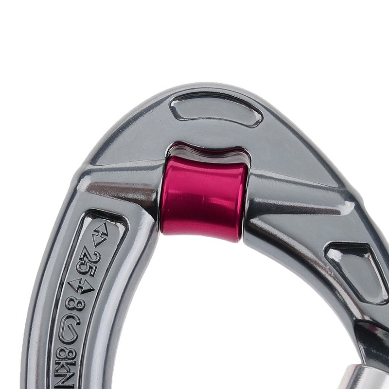 Sharplace Screw, Mountaineering, Carabiner, 25kn, Red