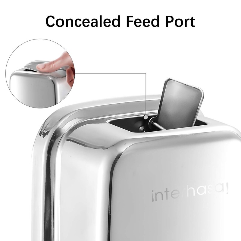 interhasa! Hand Soap Dispenser Wall Mounted Touchless Stainless Steel Liquid