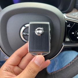 TOUPHY Car Key Fob Cover for Volvo XC90, XC60, XC40, S60, S90, V90, Polestar 1, Polestar 2, Polestar 3，