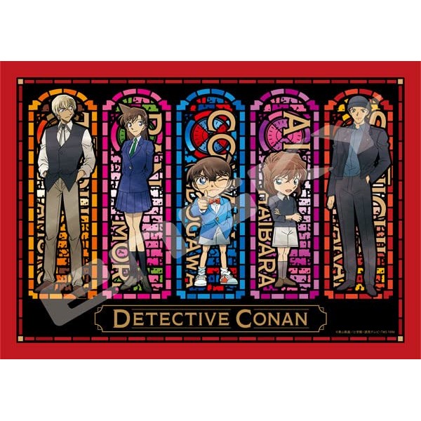 Detective Conan Jigsaw Puzzle, Art Crystal Jigsaw Puzzle, Stained Glass (Bordeaux), 208 Pieces (208-AC076)