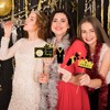 Generic 23pcs Homecoming Dance Photo Booth Props, Blcak gold Homecoming