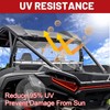 StarknightMT RZR Rear Windshield Vented Window Compatible with Polaris 2024+