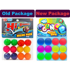 2CHILL 1 Inch Small Bouncy Balls for Kids Bulk Toys (2 Pack, 12 Each) Neon Color, Swirly Marble, & Glitter Bouncy Balls. Party Favors & Prize Box Items for Classroom. 967-2s