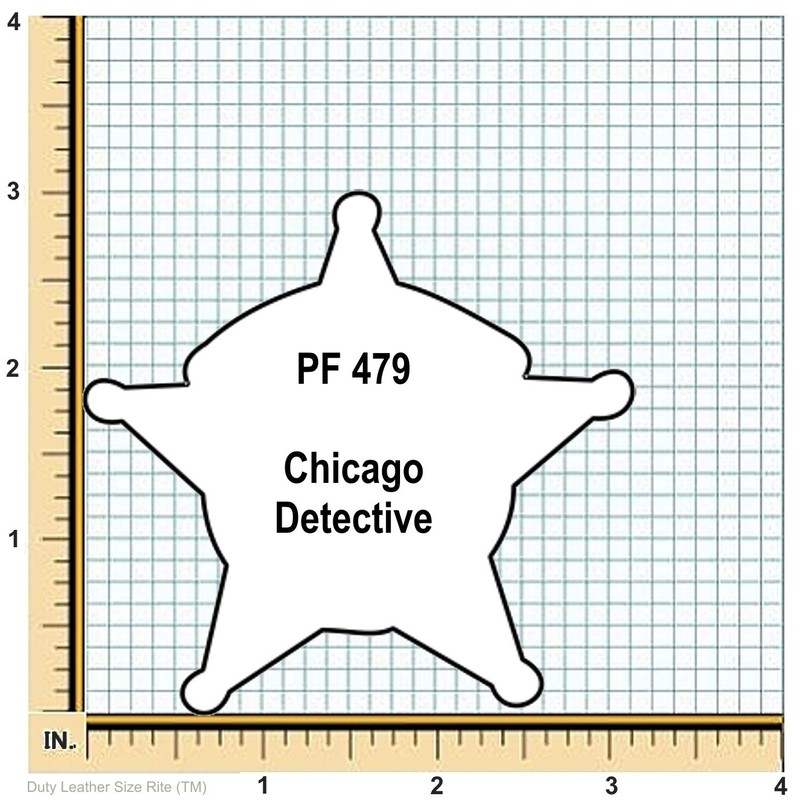 Perfect Fit Shield Wallets- Chicago Detective Belt Clip Badge Holder
