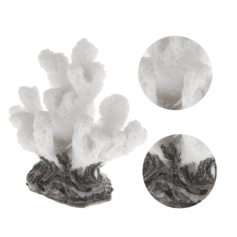 VOCOSTE Coral Reef Decor, Mini Faux Coral Decor for Aquarium