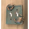 Top Brass Nautical Crab Starfish and Seashell Beach Electrical Cover