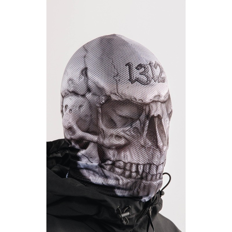 PGWEAR Balaclava Skeleton:, gray, One Size