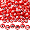 Liliful 200-Piece Raffle Bingo Ball Set - Numbered 1-200 with