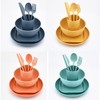 Wheat Straw 8pcs Set Kitchen Dinnerware Bowl Sets Dinnerware Tableware