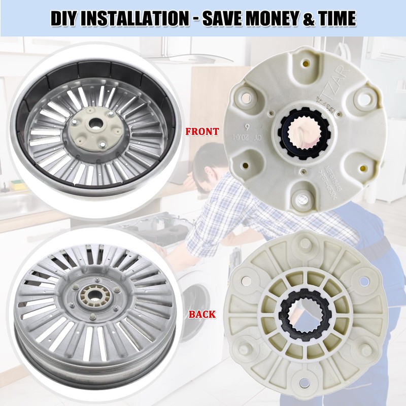 MBF618448 Washer Rotor Hub Assembly for LG Washing Machine Rotor